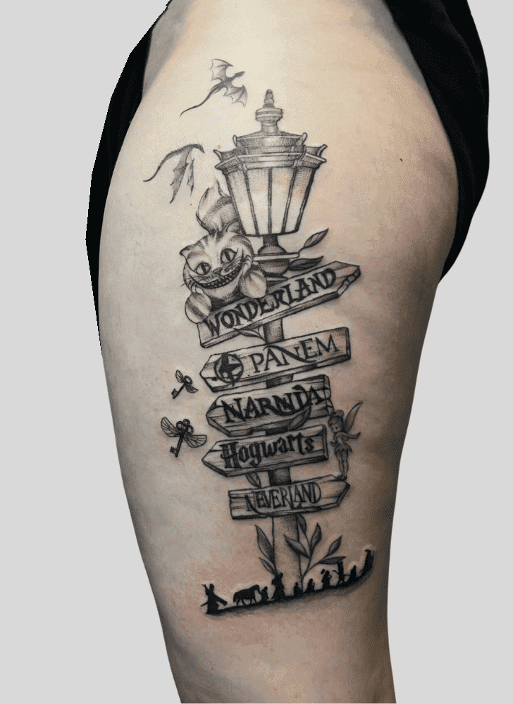 Alice In Wonderland Tattoo Photo