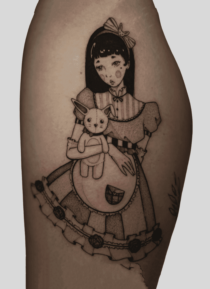 Alice In Wonderland Tattoo Photograph