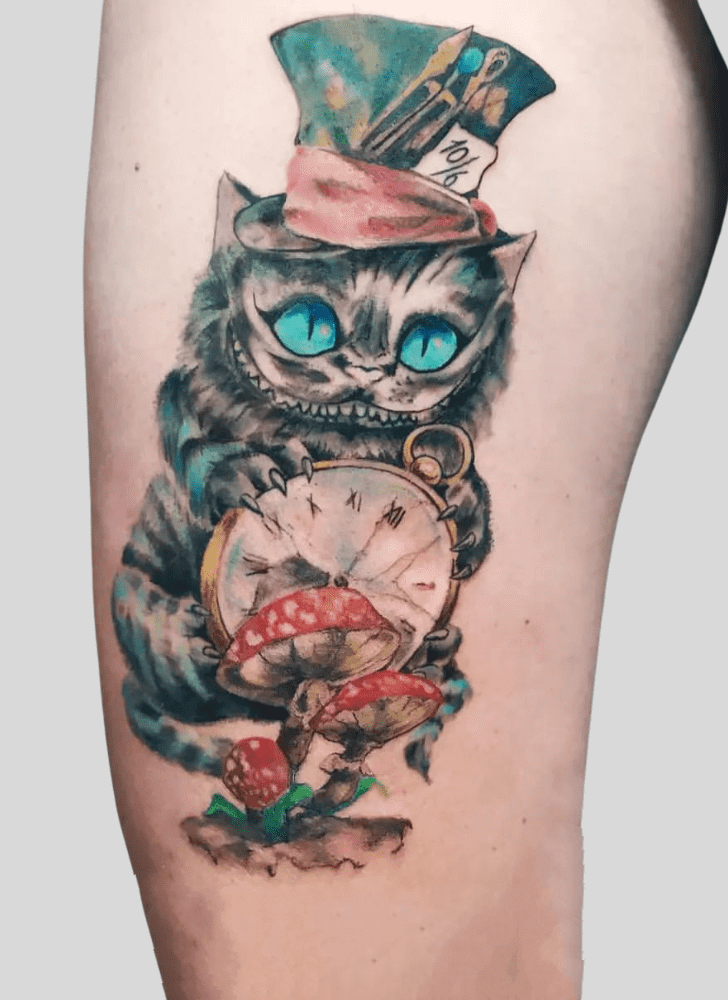 Alice In Wonderland Tattoo Portrait