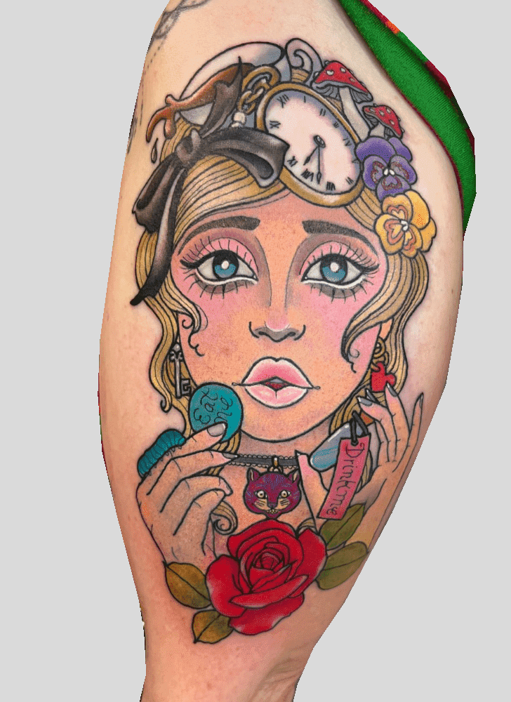 Alice In Wonderland Tattoo Photos