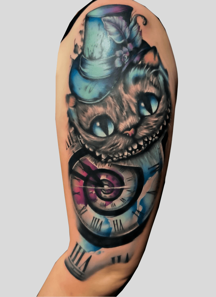 Alice In Wonderland Tattoo Portrait