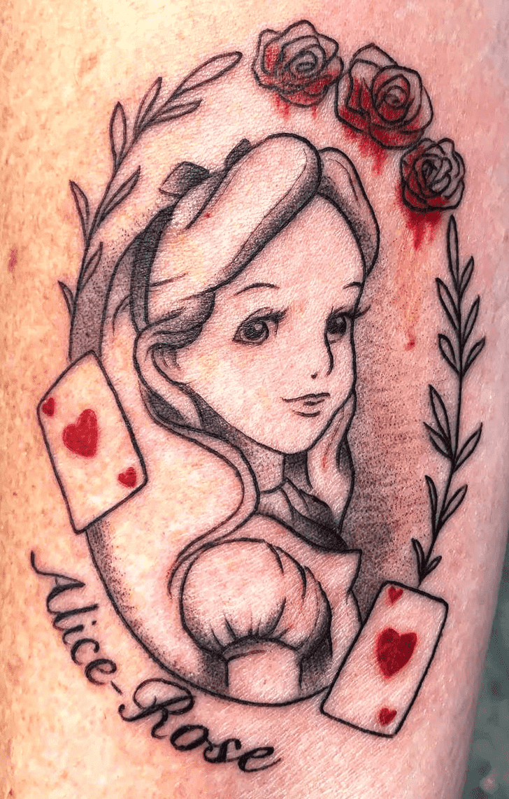 Alice Tattoo Photograph