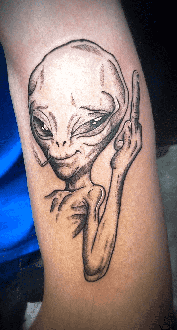 Alien Tattoo Photograph