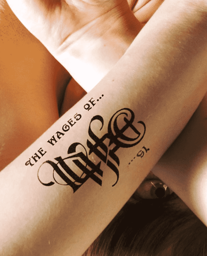 Ambigram Tattoo Photo