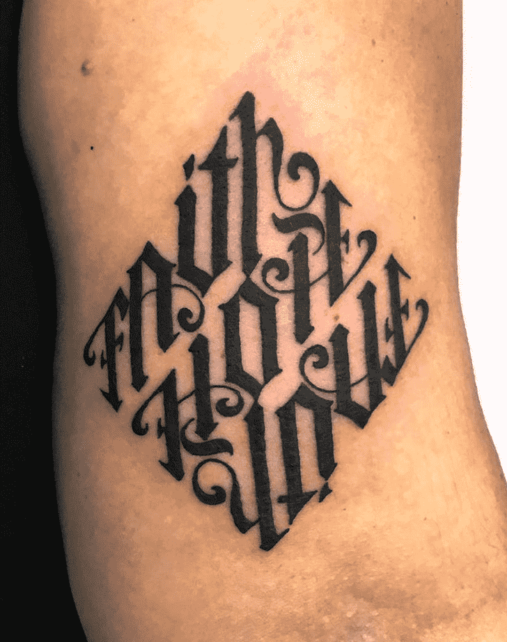 Ambigram Tattoo Photograph