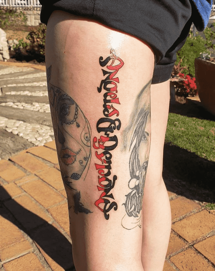 Ambigram Tattoo Portrait