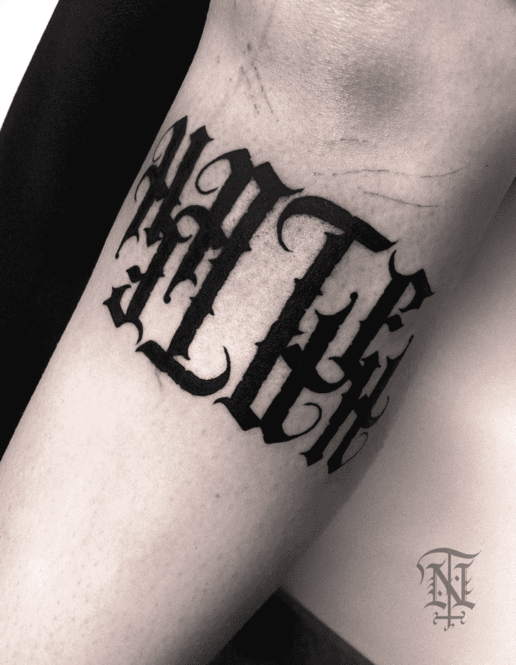 Ambigram Tattoo Ink