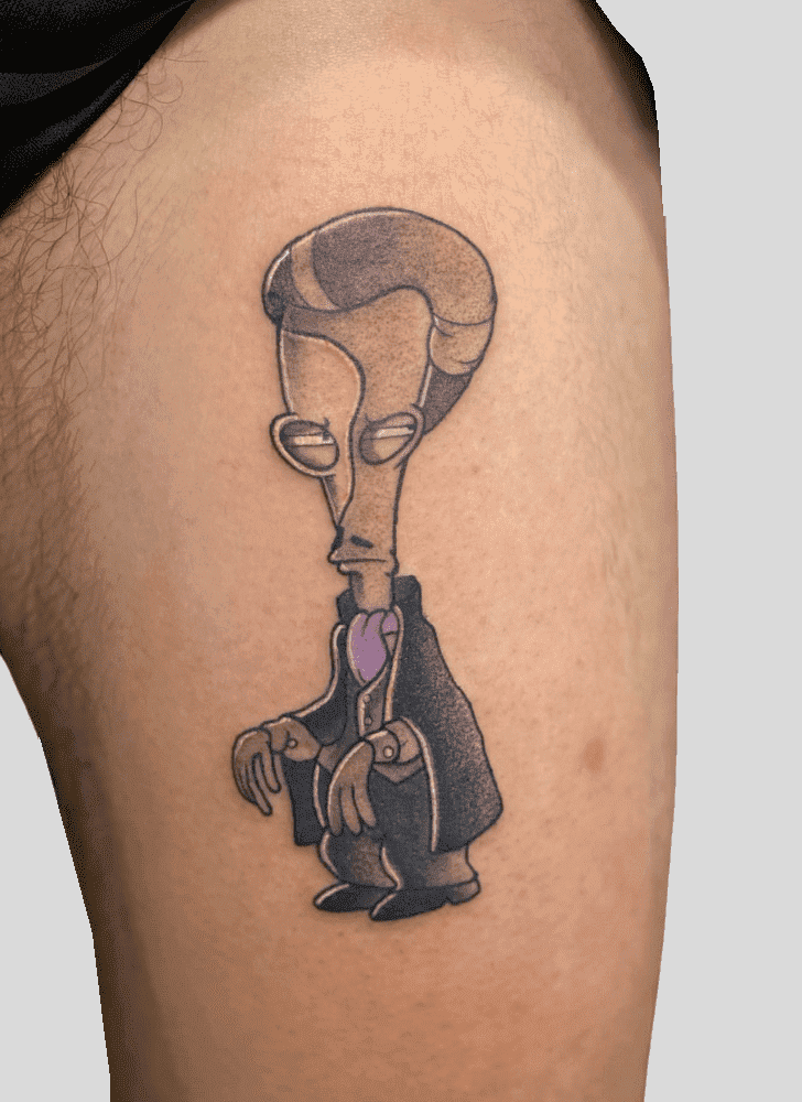 American Dad Tattoo Portrait