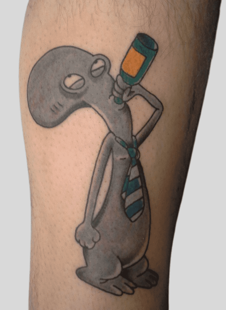 American Dad Tattoo Portrait