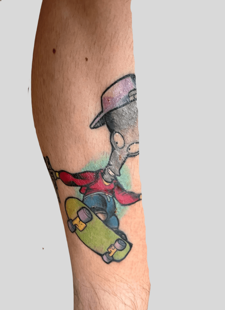 American Dad Tattoo Figure