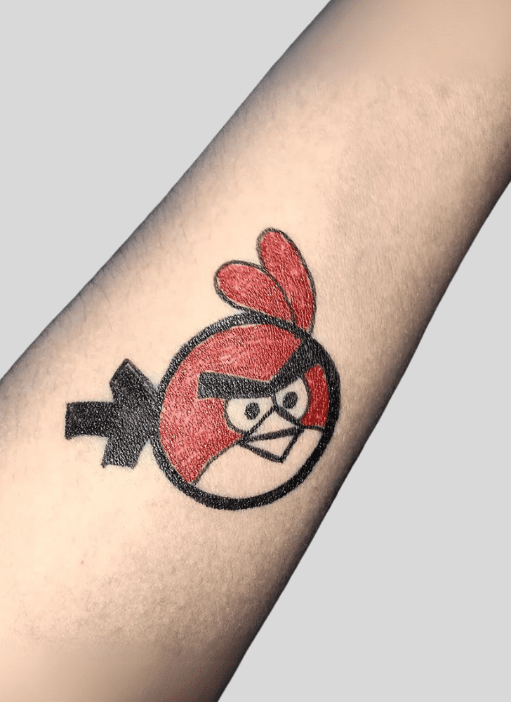 Angry Birds Tattoo Design Image