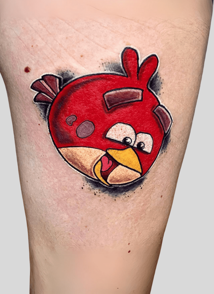 Angry Birds Tattoo Photograph