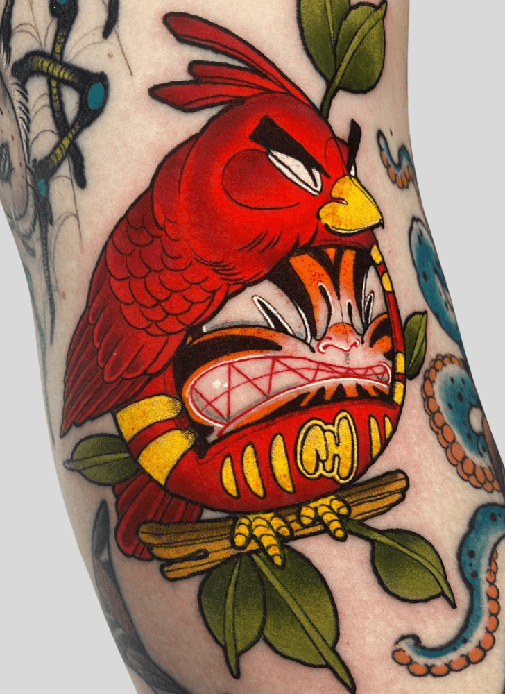 Angry Birds Tattoo Shot