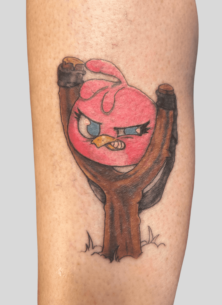 Angry Birds Tattoo Photograph