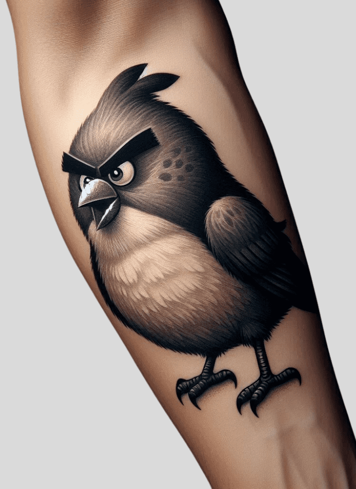 Angry Birds Tattoo Ink