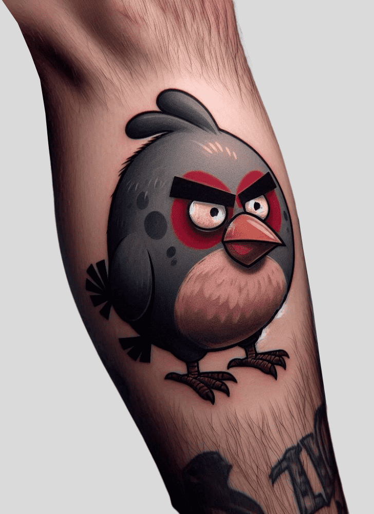 Angry Birds Tattoo Portrait