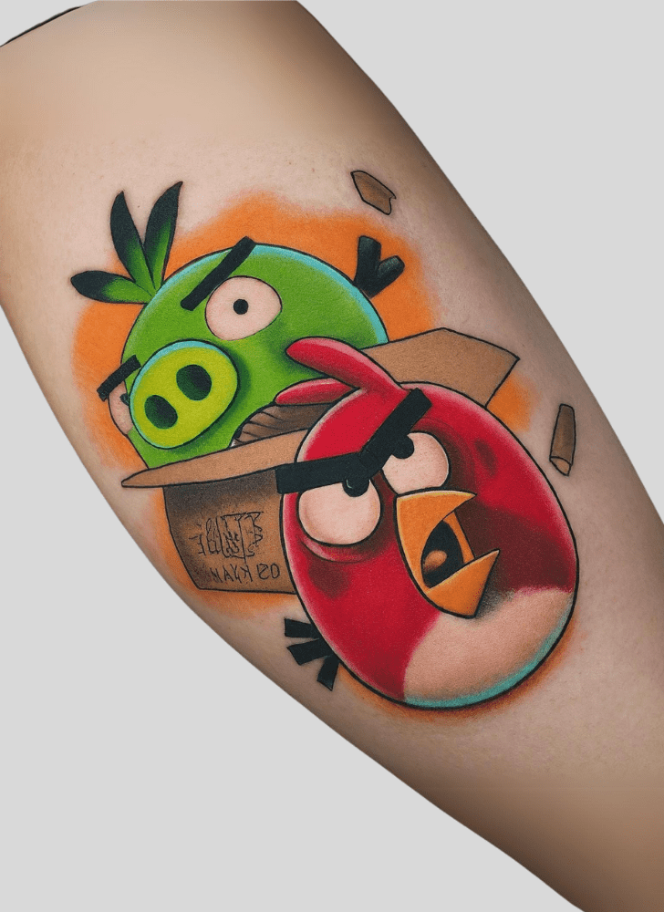 Angry Birds Tattoo Picture