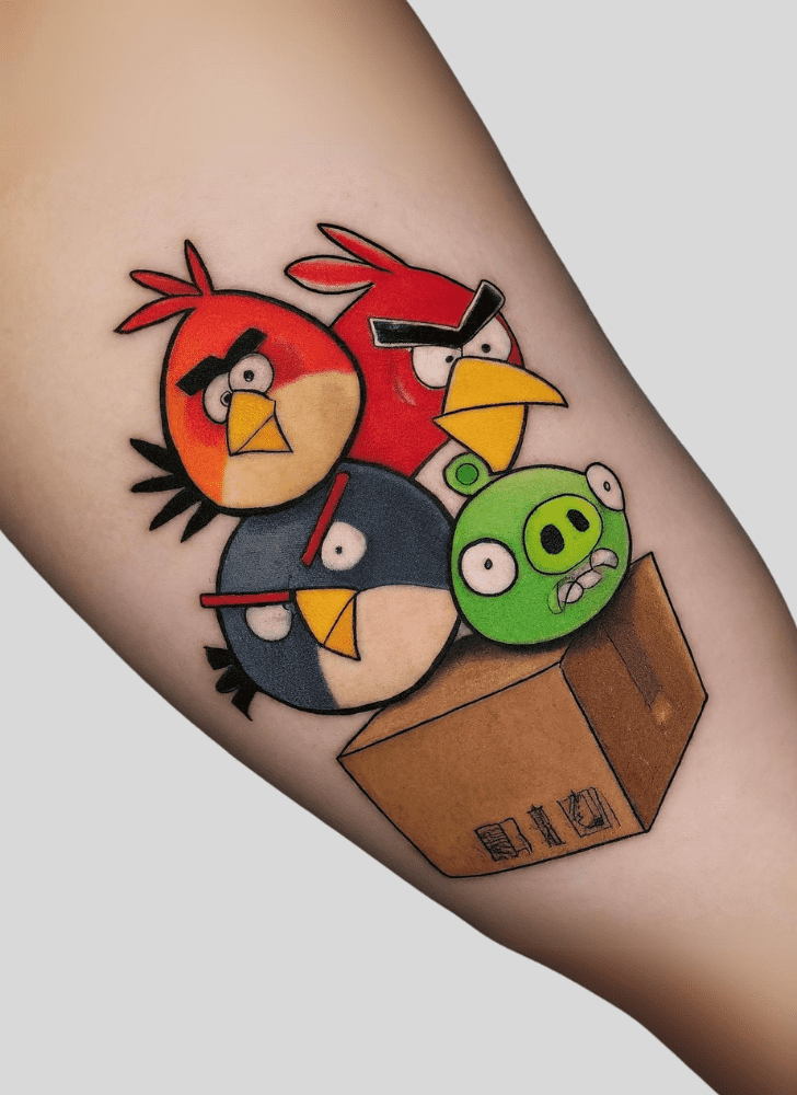 Angry Birds Tattoo Photo