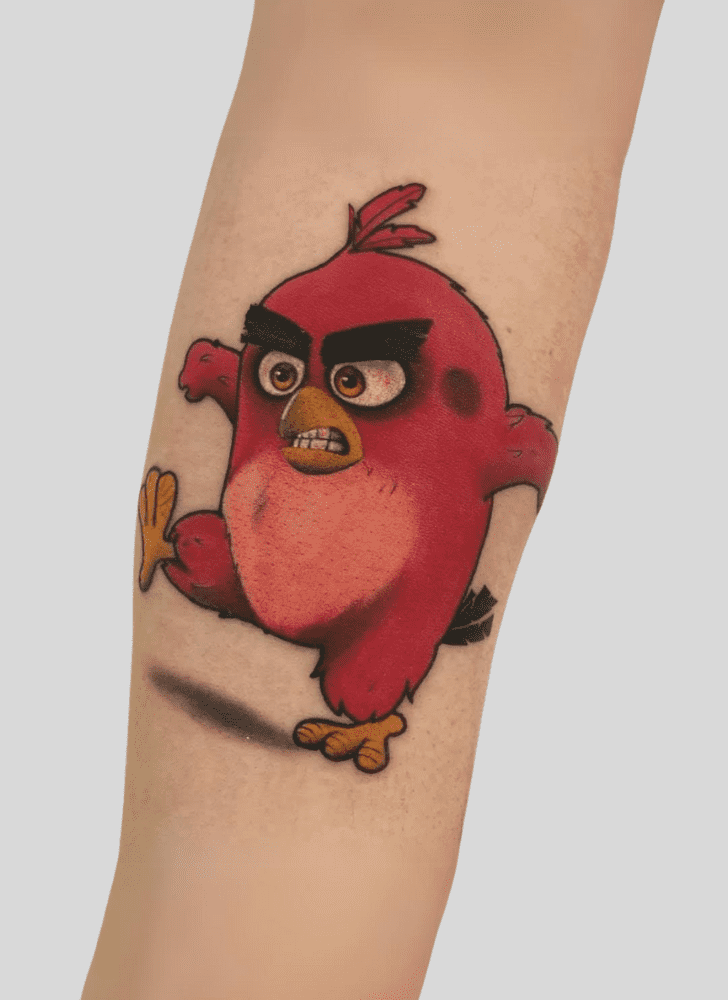 Angry Birds Tattoo Photograph