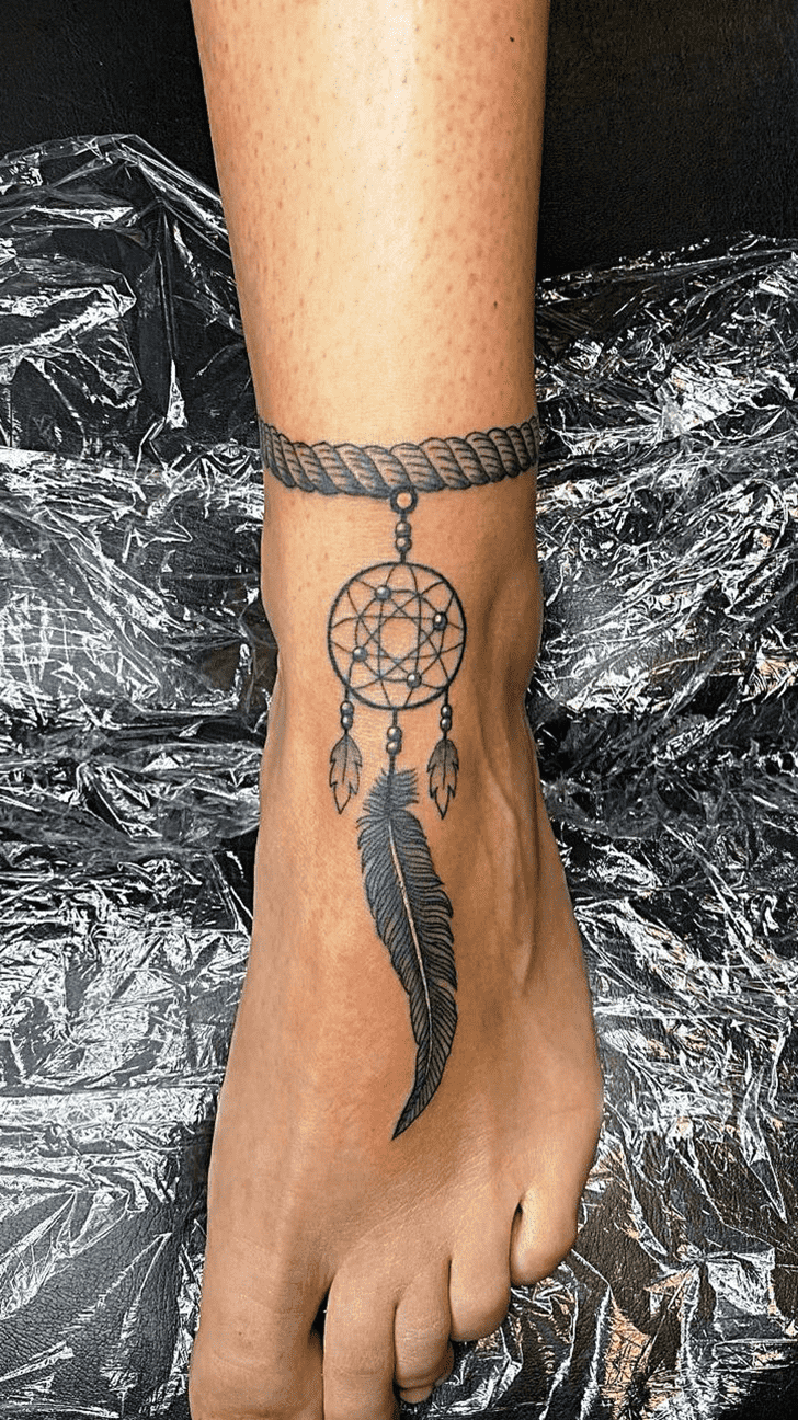 Ankle Bone Tattoo Figure