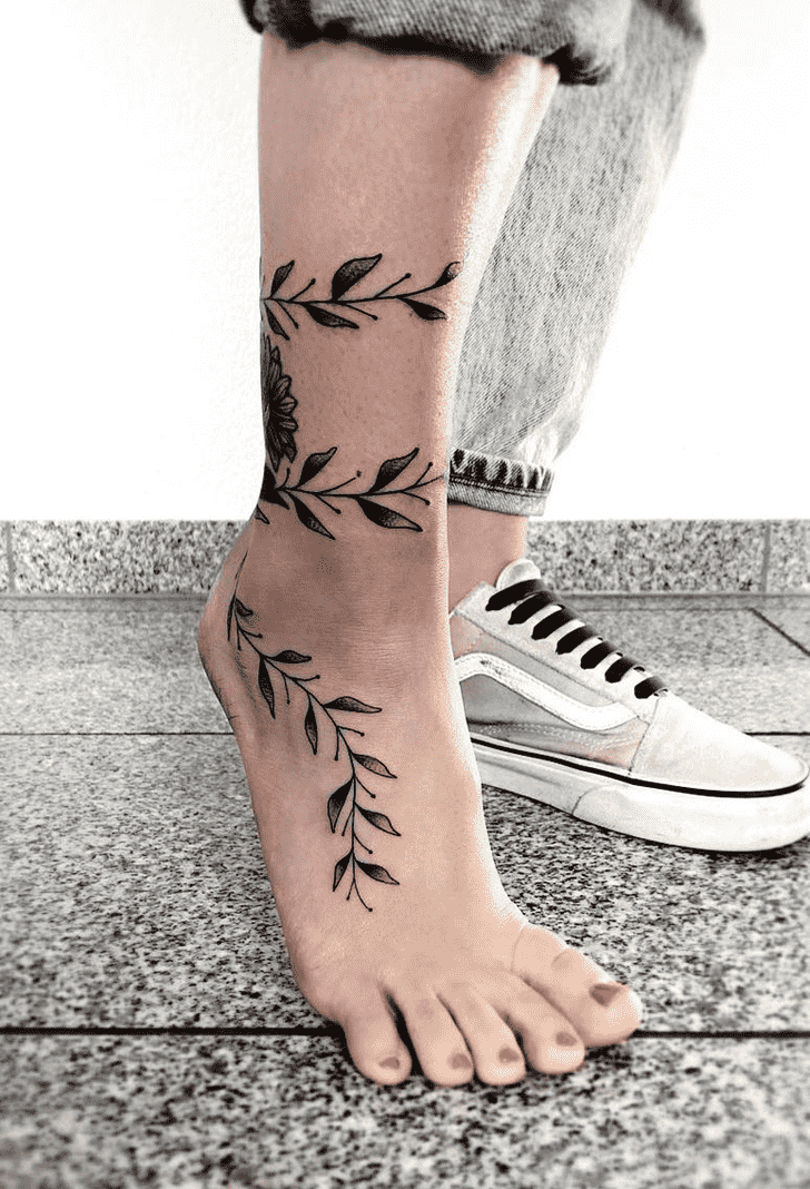 Ankle Tattoo Photograph