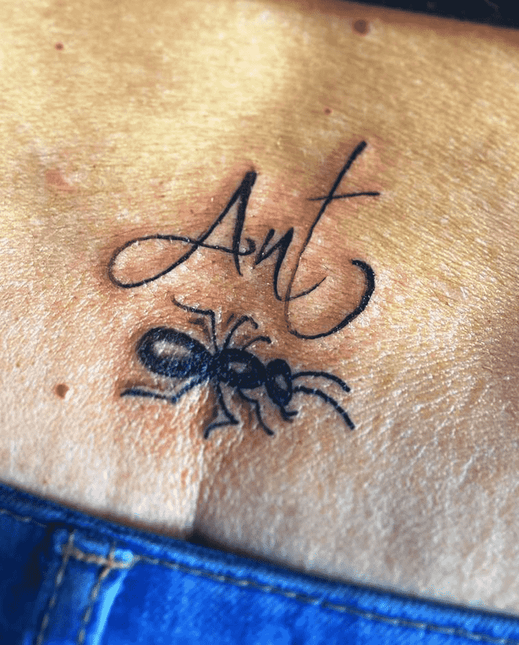 Ant Tattoo Portrait