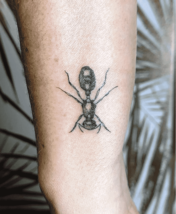 Ant Tattoo Portrait