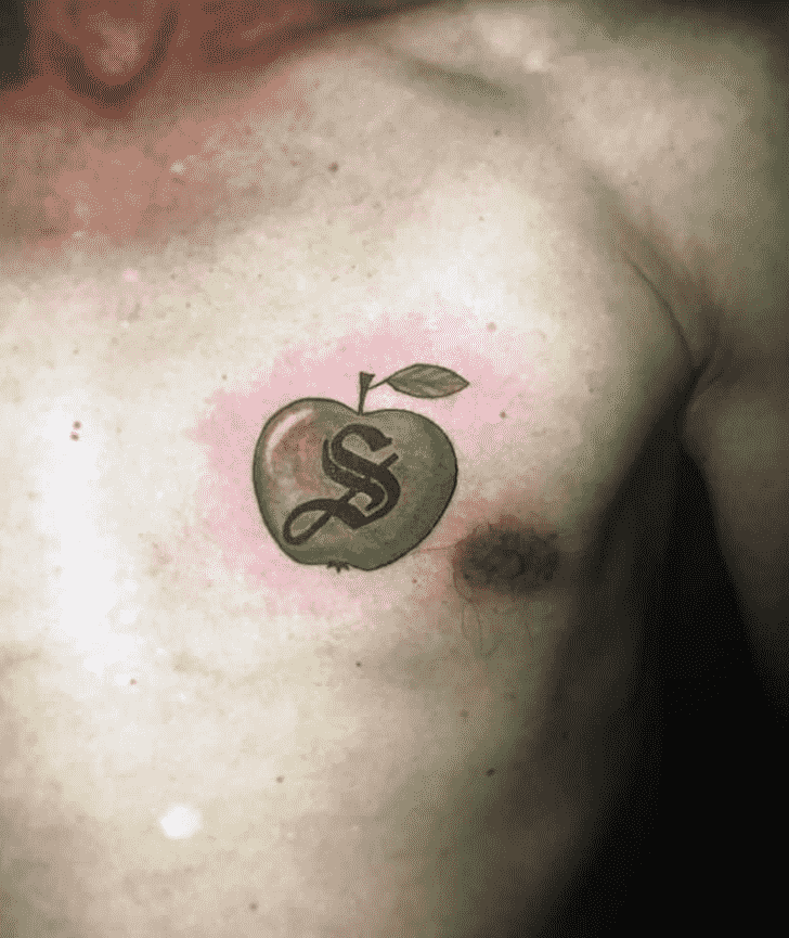 Apple Tattoo Design Image