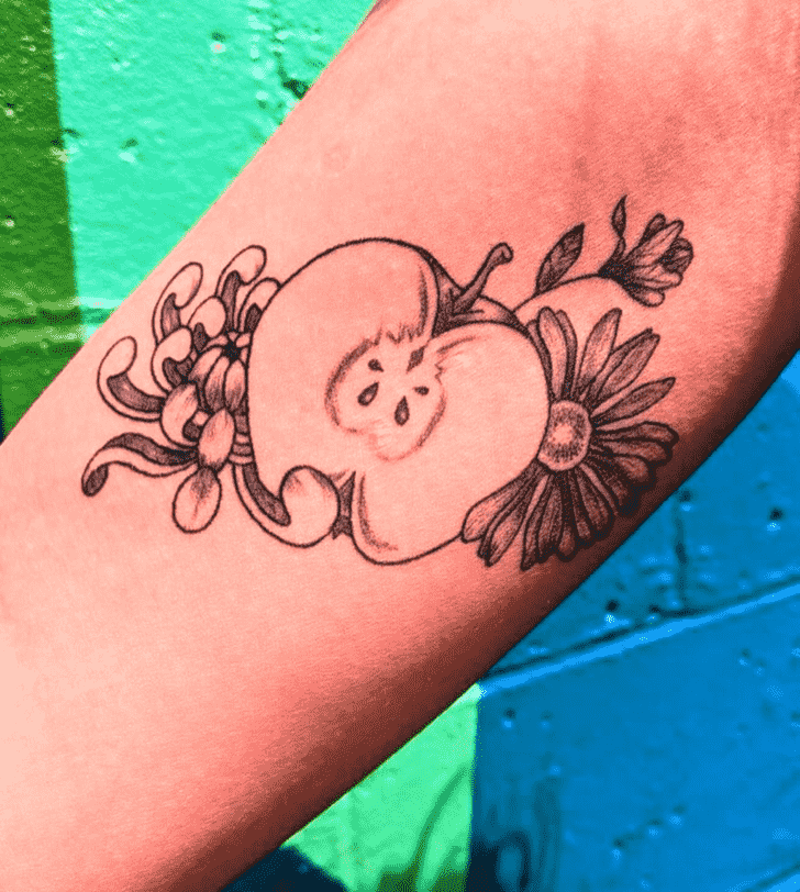 Apple Tattoo Design Image