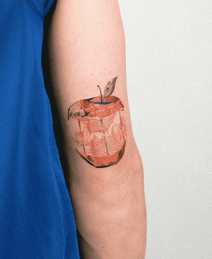 Apple Tattoo Photograph