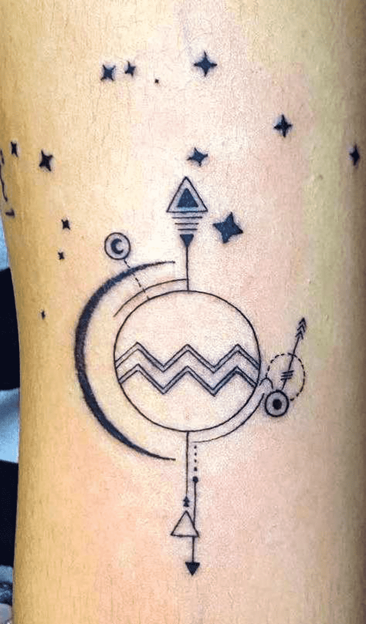 Aquarius Tattoo Design Image