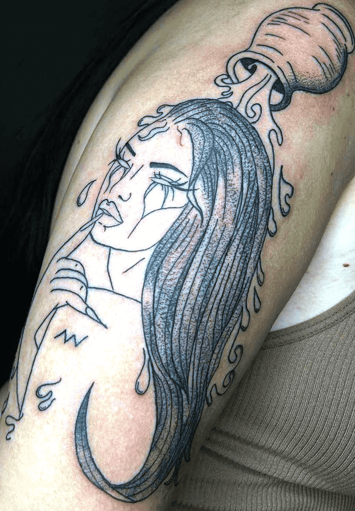 Aquarius Tattoo Photograph