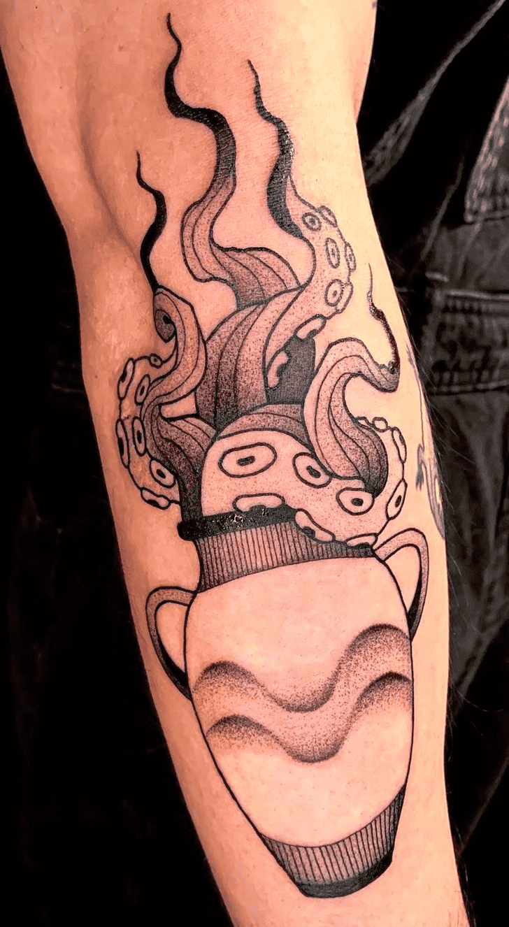 Aquarius Tattoo Portrait