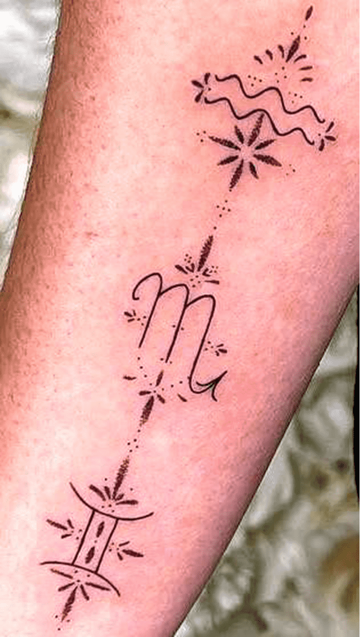 Aquarius Tattoo Photo