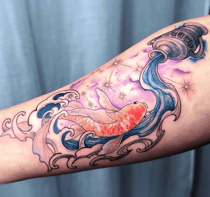 Aquarius Tattoo Snapshot