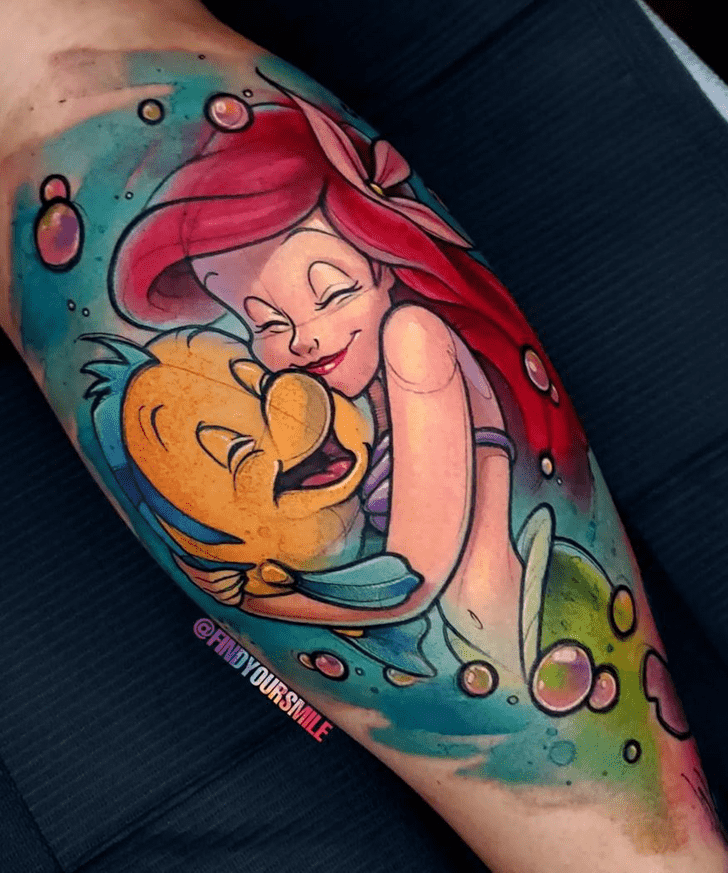 Ariel Tattoo Design Image