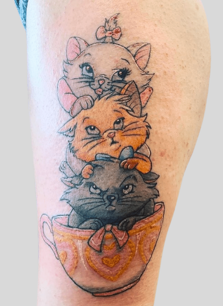 Aristocats Tattoo Portrait