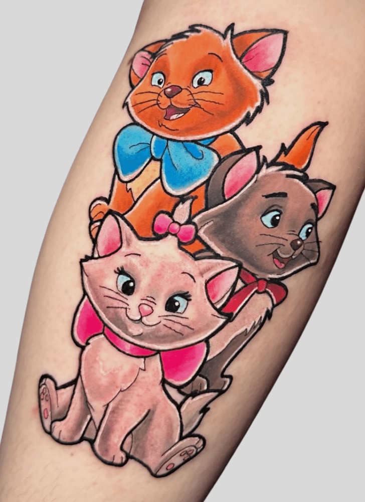 Aristocats Tattoo Figure