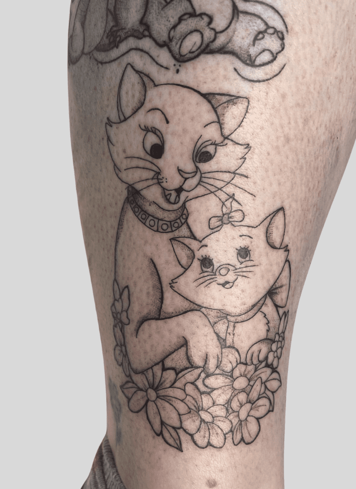 Aristocats Tattoo Portrait