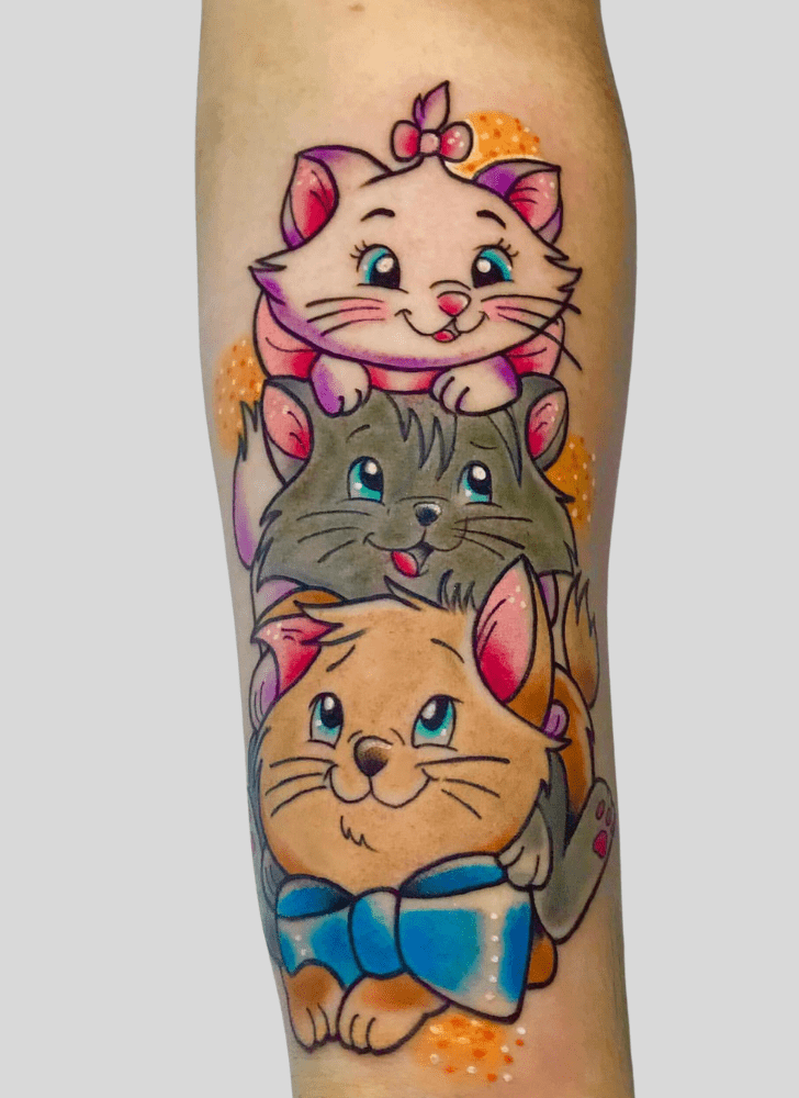 Aristocats Tattoo Portrait