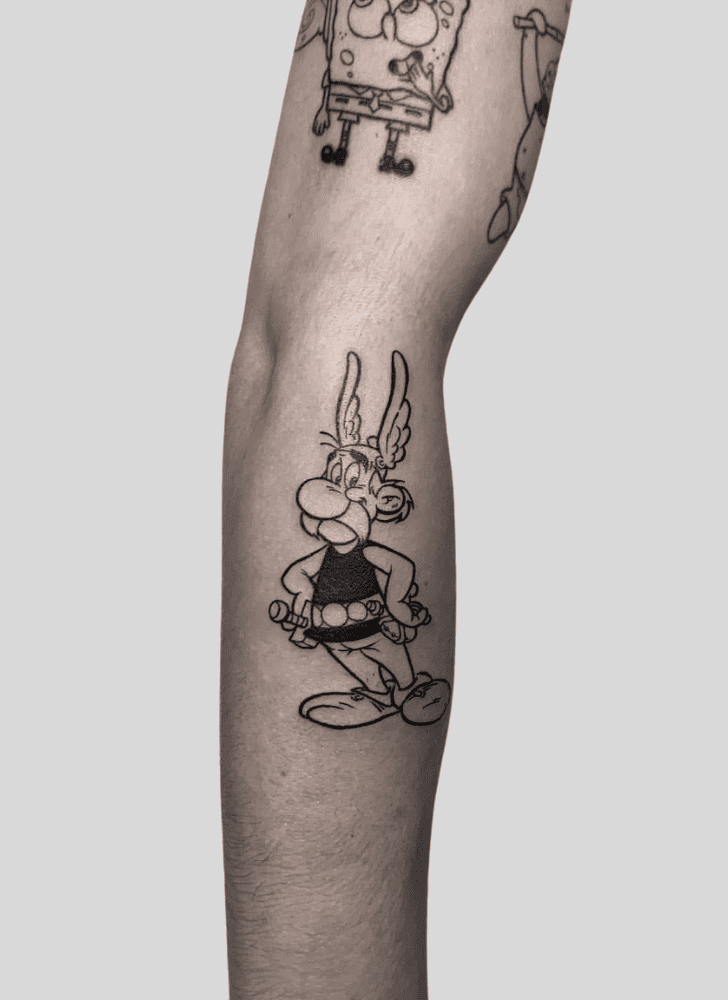 Asterix Tattoo Portrait