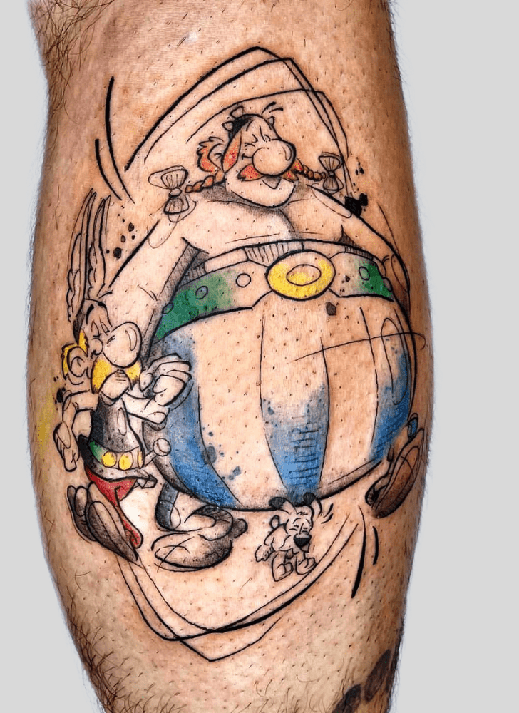 Asterix Tattoo Design Image