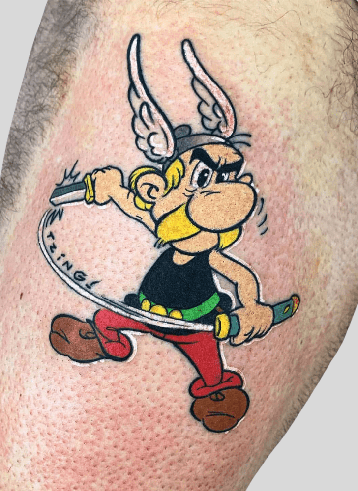 Asterix Tattoo Photograph