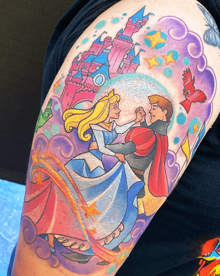 Princess Aurora Tattoo Shot