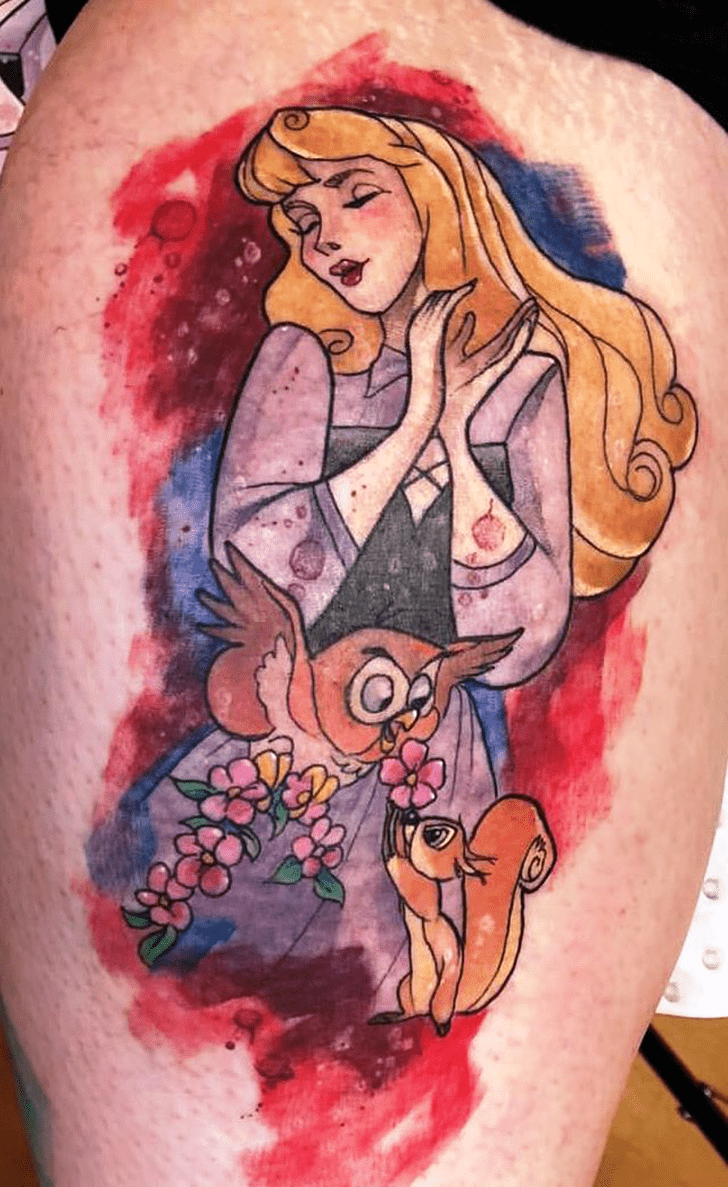 Princess Aurora Tattoo Portrait