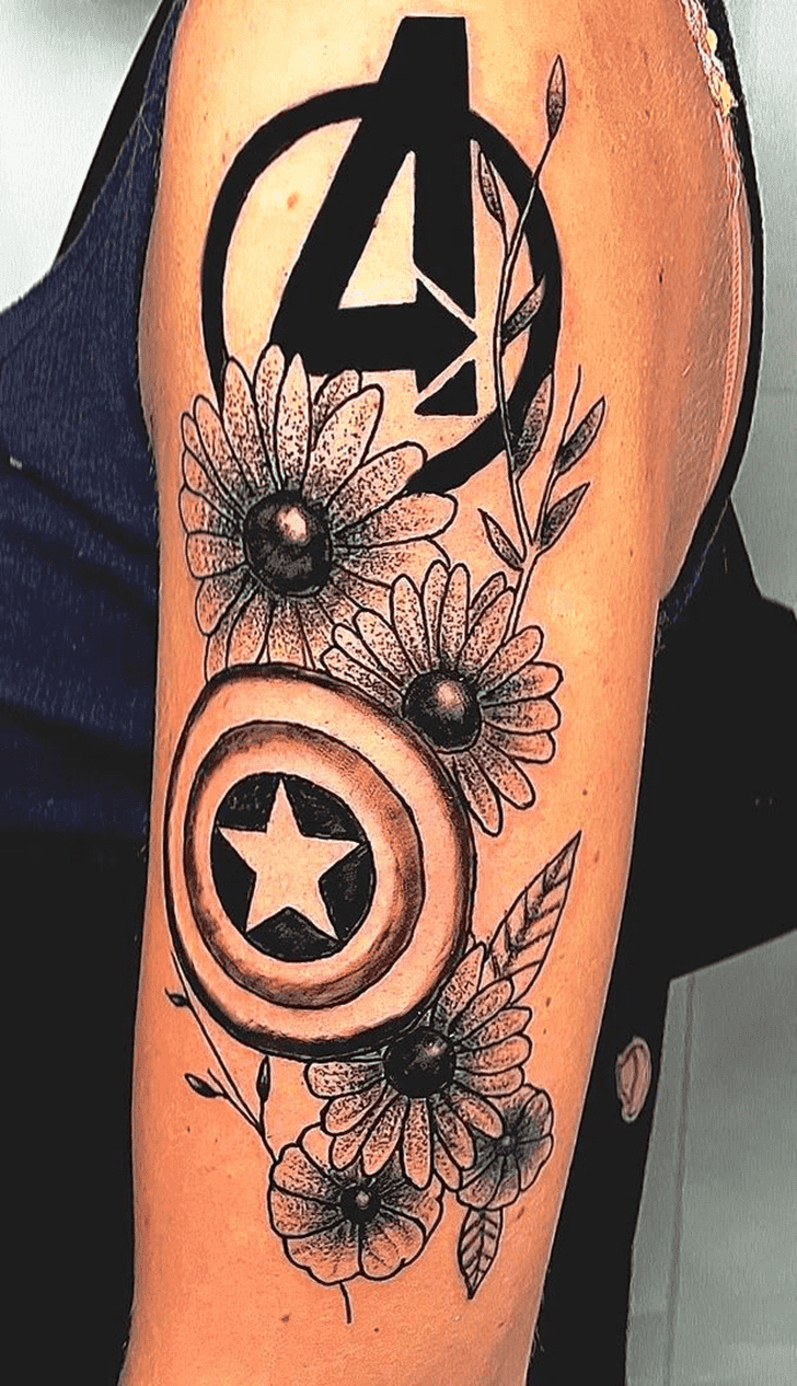 Avengers Tattoo Figure