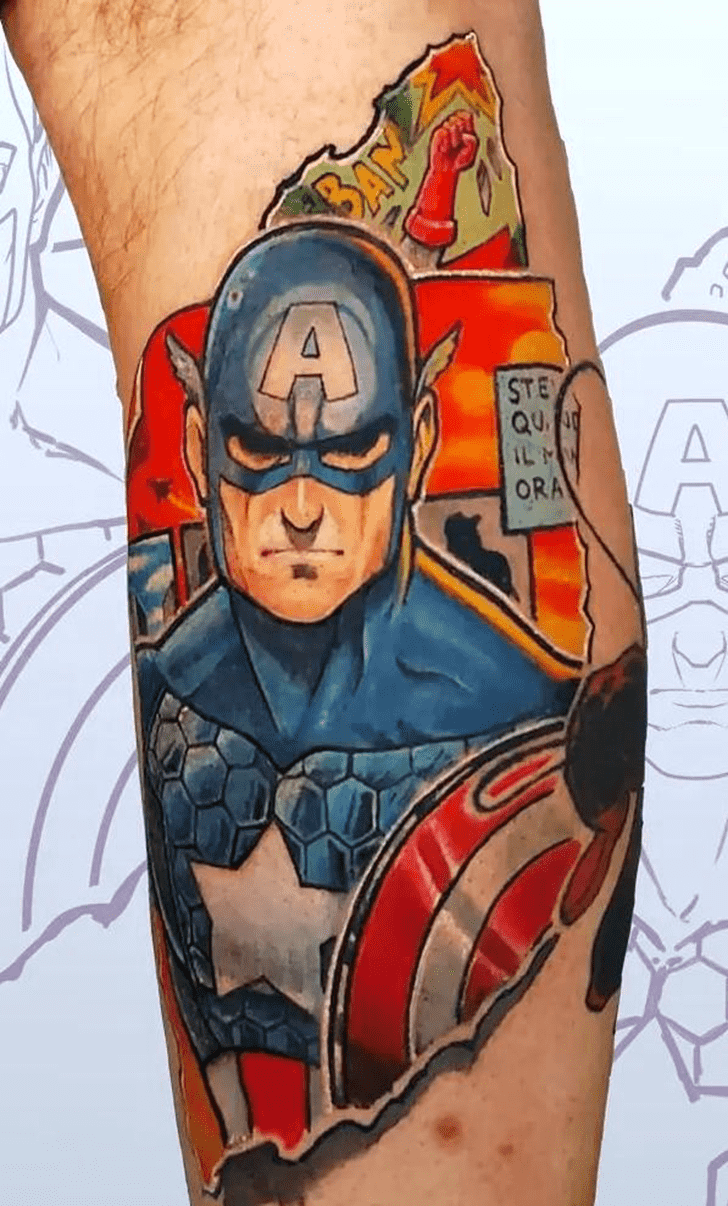 Avengers Tattoo Portrait