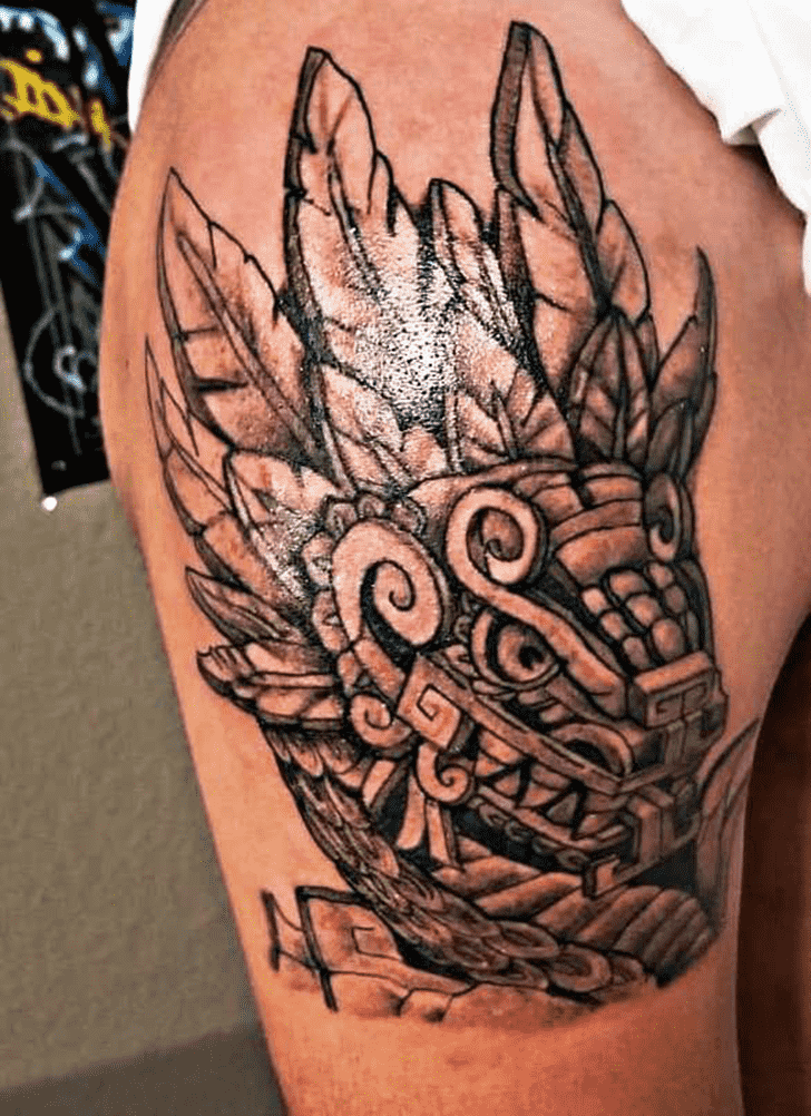 Aztec Tattoo Figure