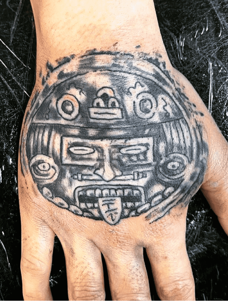 Aztec Tattoo Photograph