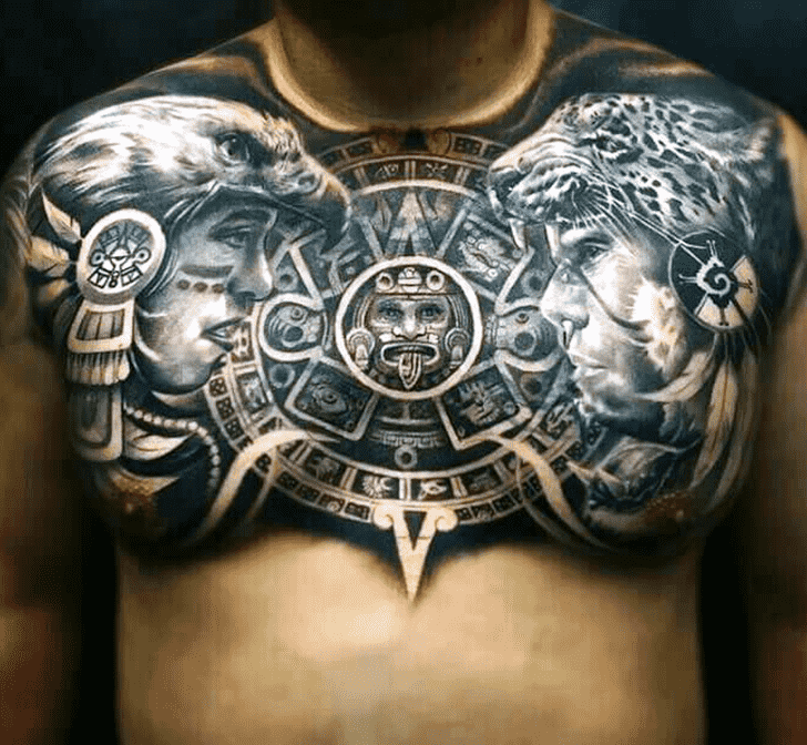 Aztec Tattoo Shot